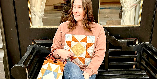 Dress Up a Sweatshirt with a Quilt Block