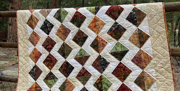 Beaded Curtain Quilt Pattern