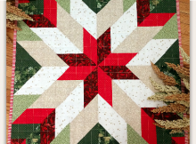 Christmas Barn Quilt Pattern