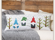 Gnome Forest Pillow Pattern