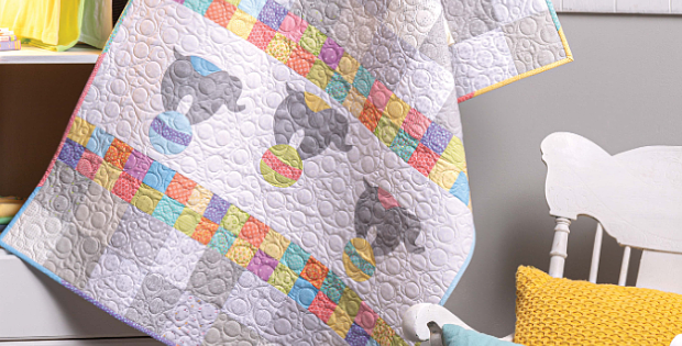 Bouncin’ Babies Crib Quilt Pattern