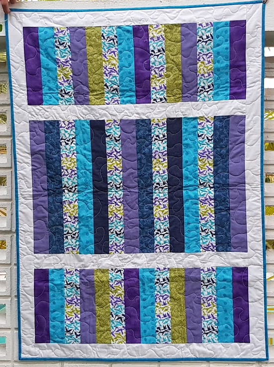 Make A Baby Quilt Or A Throw In Just A Few Hours Quilting Digest