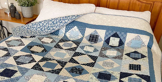 Floating Squares Quilt Pattern