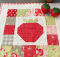 S is for Strawberry Mini Quilt Pattern