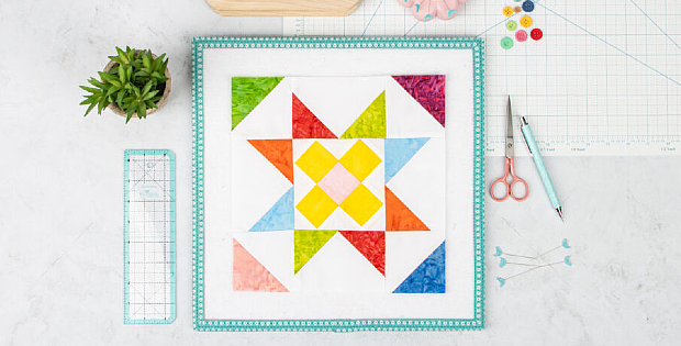 Star Crossed Block Pattern