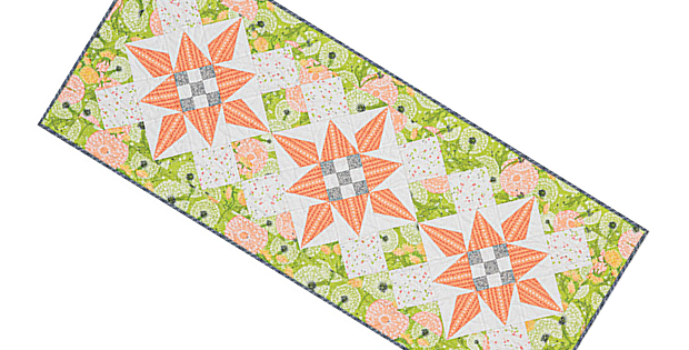 Kaleidoscope Table Runner Pattern