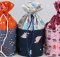 Mini Drawstring Gift Bag Pattern