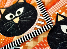 Black Cat Coaster Pattern