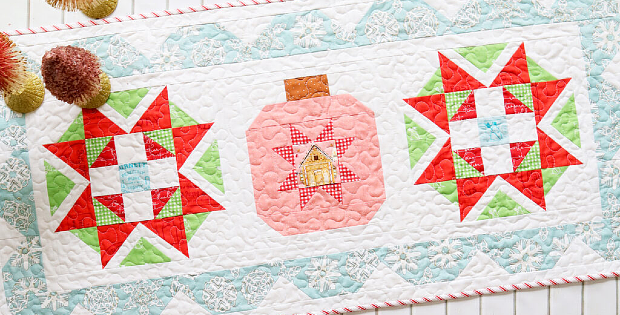 Starry Ornament Table Runner Pattern