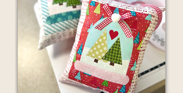 Scrappy Snow Globe Mini Pillow Pattern