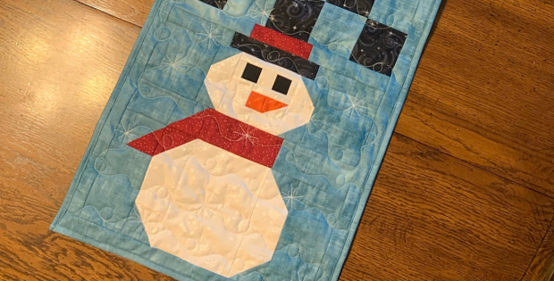 Snowman Table Runner Pattern