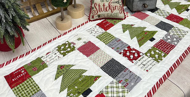 O Christmas Tree II Table Runner Pattern