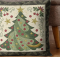 Elegant Christmas Tree Throw Pillow Pattern