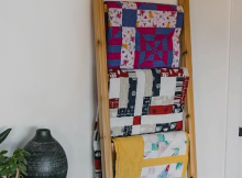 This Inexpensive Quilt Ladder is a Quick and Easy Project