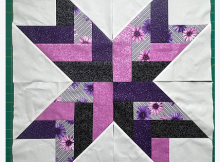 Diagonal Braids Quilt Block Pattern