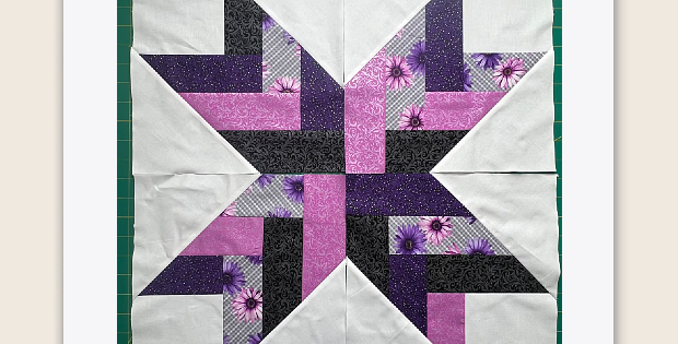 Diagonal Braids Quilt Block Pattern