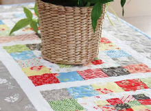 Scrappy Patchwork Table Runner Tutorial