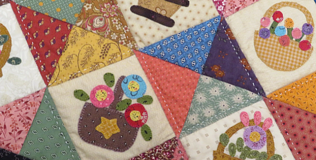 Small Baskets Quilt Pattern