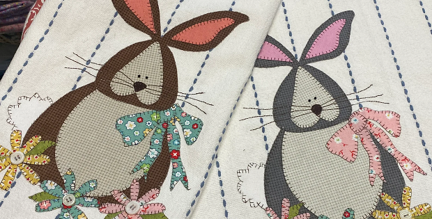 Sweet Bea Bunny Applique Pattern