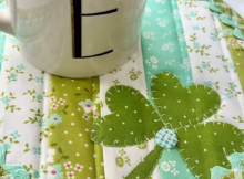 Cute and Lucky Fabric Mat or Coaster Tutorial