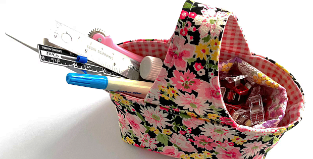 Mini Fabric Basket Pattern