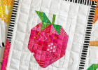 Patchwork Strawberry Mini Quilt Pattern