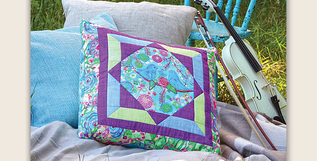 Spring In Bloom Pillow Pattern