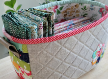 Patchwork Sewing Basket Pattern