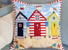 Beach Huts Cushion Cover and Mini Quilt Pattern