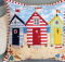 Beach Huts Cushion Cover and Mini Quilt Pattern