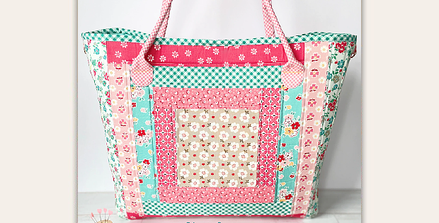 Log Cabin Tote Pattern