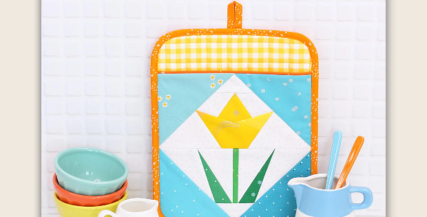 Blossom Oven Mitt Pattern