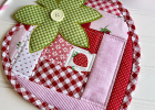 Scrappy Strawberry Hot Pad Pattern