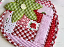 Scrappy Strawberry Hot Pad Pattern