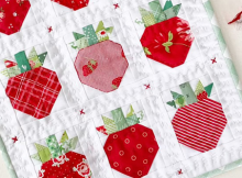 Little Strawberries Mini Quilt Pattern