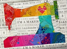 I Heart Sewing Vintage Machine Quilt Block Pattern
