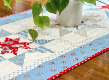 Stars in Summer Table Runner Pattern