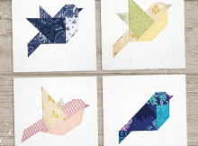 Little Birds Quilt Blocks Pattern