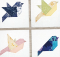 Little Birds Quilt Blocks Pattern