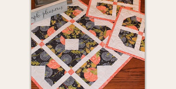 Sunshine Quilted Table Set Pattern