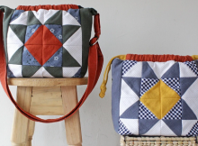 Patchwork Drawstring Bag Pattern