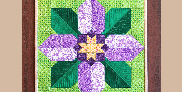 Pick Me a Flower Scrap Quilt Pattern