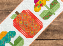 Pumpkins and Petals Table Runner Pattern