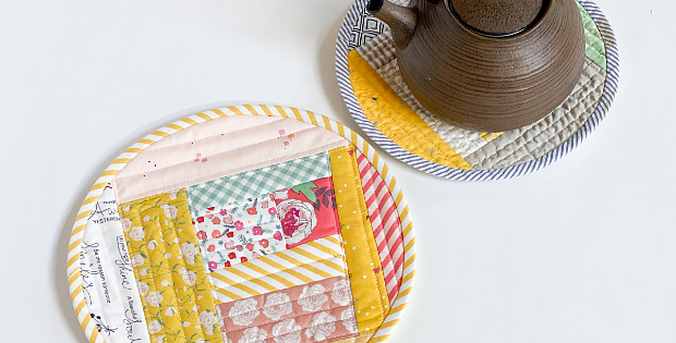 Quilt-as-you-go Trivet Set Tutorial