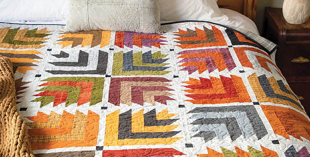 Leaf Stacks Quilt Pattern