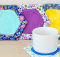 Hexagon Fabric Coasters