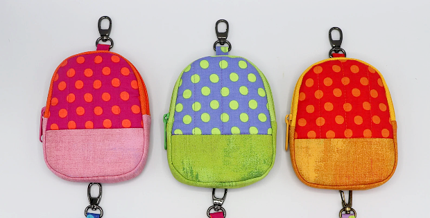 Mini Backpack Card Holder Pattern