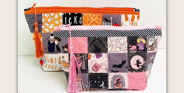 Square One Zipper Pouch Pattern