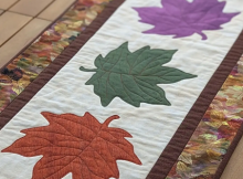 Maple Leaf Table Runner Pattern