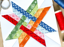 Twice Woven Star Quilt Block Pattern